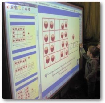 Activité sur les marrons Travail sur TBI