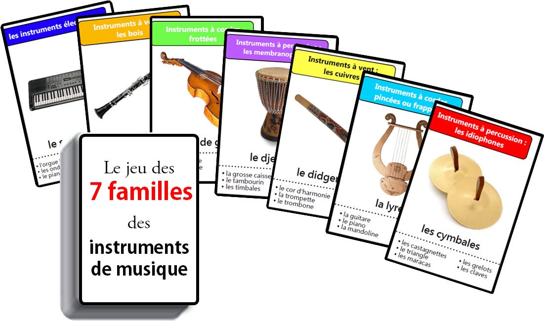 7 familles des instruments de musique