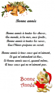 Comptine Bonne année
