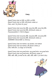 comptine Quand Fanny