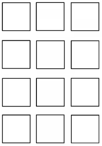image découpage carré 1, Découpage moyenne section maternelle carré 1