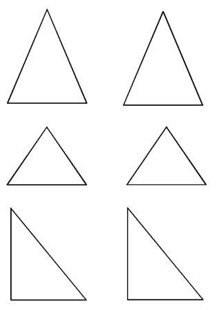 image découpage triangle