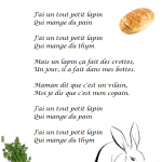 Comptine j'ai un tout petit lapin