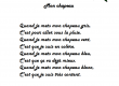 Comptine Mon chapeau