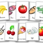 Flashcards nourriture anglais