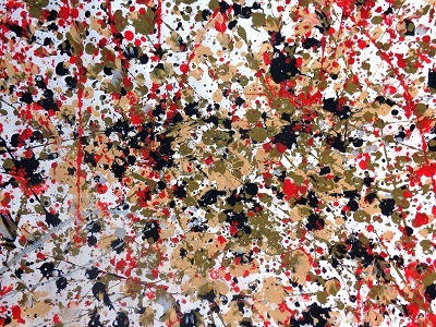 Jackson Pollock Number 8 production d'élèves