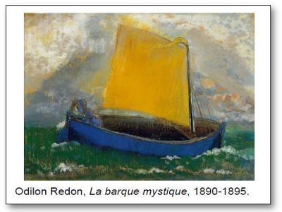Odilon Redon La barque mystique