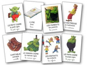 Référentiel d'images Le petit ogre veut aller à l'école
