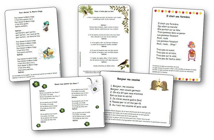 Rondes, jeux dansés et danses collectives