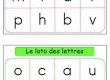 Loto des lettres minuscules