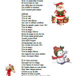 Chanson Noël Vive le vent
