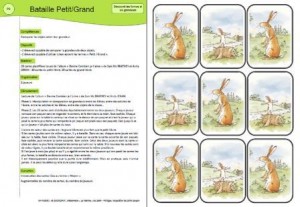 Jeu grandeur Bataille petit-grand