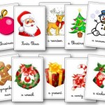 Flashcards anglais Noël
