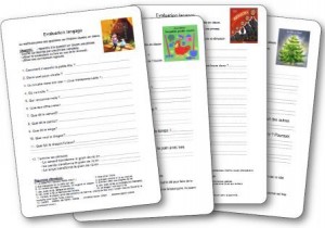Evaluation langage en maternelle images des fiches d'évaluation à partir d'albums