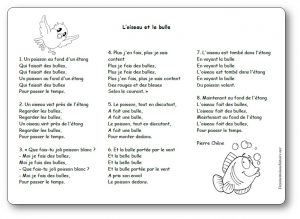 L'oiseau et la bulle de Pierre Chêne