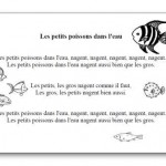 Les petits poissons dans l eau