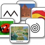Jeu de mémory des formes graphiques