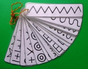 Eventail des modèles graphiques graphisme maternelle