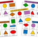 Jeu de loto pour travailler les formes et les grandeurs en maternelle