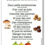 Comptine Deux petits bonshommes