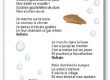 Comptine pour enfants sur la pluie, l'eau et l'automne Gouttes goutelettes de pluie
