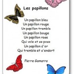 Comptine pour apprendre les couleurs en maternelle Les papillons