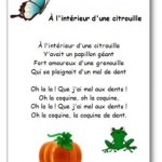 Comptine A l'intérieur d'une citrouille