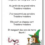 Comptine Au jardin de ma grand-mère
