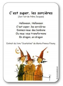 Comptine C'est super les sorcières