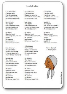 Chanson Le chef indien Pierre Sarrailh