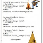 Chanson Le cow-boy et l'indien Michel Agneray