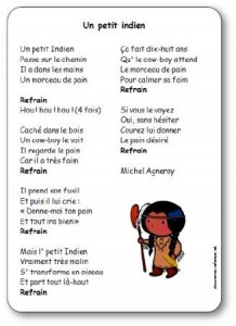 Chanson Un petit indien Michel Agneray