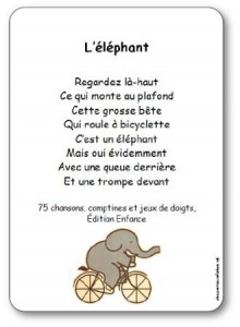 Chanson à gestes L'éléphant