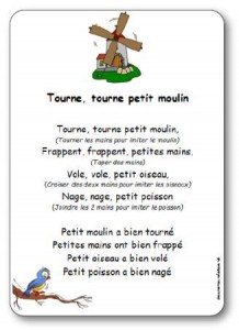 Chanson à gestes Tourne petit moulin