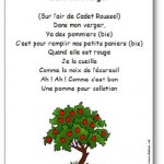 Comptine Dans mon verger