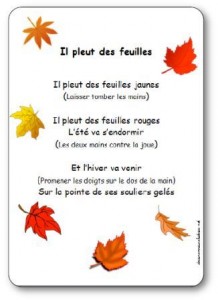 Comptine Il pleut des feuilles, Comptine automne Il pleut des feuilles, Comptine maternelle Il pleut des feuilles