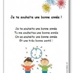 Comptine Je te souhaite une bonne année