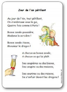 Comptines Et Poesies Pour Se Souhaiter La Bonne Annee En Maternelle