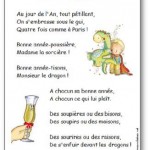 Comptine Jour de l'an pétillant