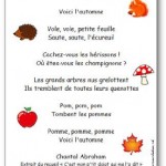 Comptine maternelle cycle 1 et cycle 2 L'automne grelotte, comptine automne grelotte