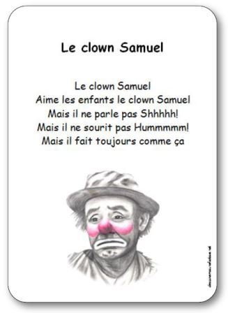 Comptine Le clown Samuel