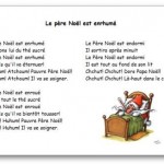 Comptine Le père Noël est enrhumé