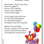 Comptine Monsieur Clown