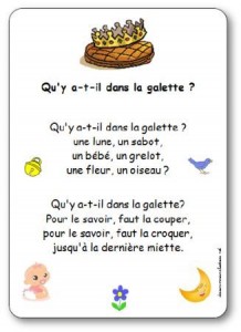 Comptine Qu'y a t-il dans la galette ?