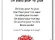 Comptine Un bisou pour ta joue