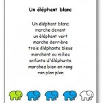 Comptine Un éléphant blanc