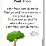 Comptine vent frais vent du matin
