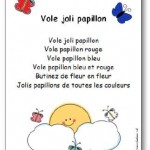 Comptine Vole joli papillon