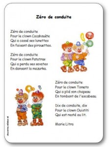 Comptine Zéro de conduite