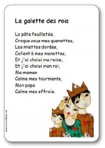Comptine La galette des rois (La pâte feuilletée croque sous mes quenottes)